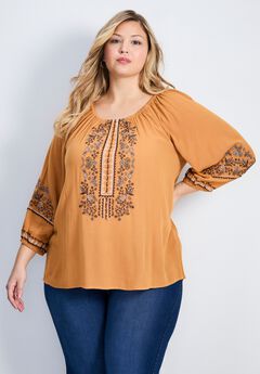 Anna Embroidery Detail Top
