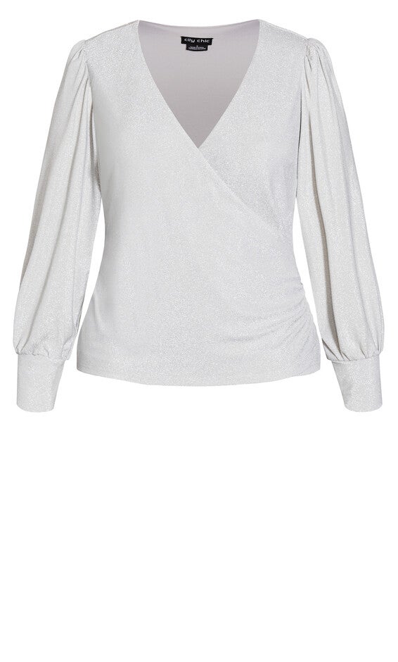 Glowing Top - silver, SILVER, alternate image number null