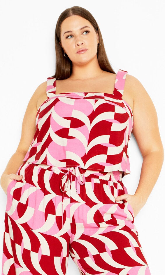 Mystic Print Top - pink, MYSTIC, alternate image number 3