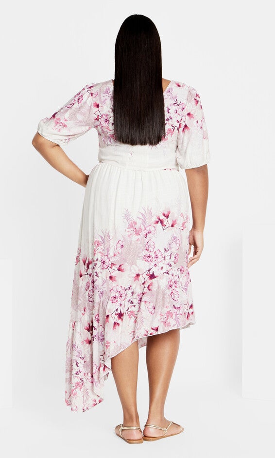 Isabella Border Skirt - sweet border, WHITE, alternate image number 2