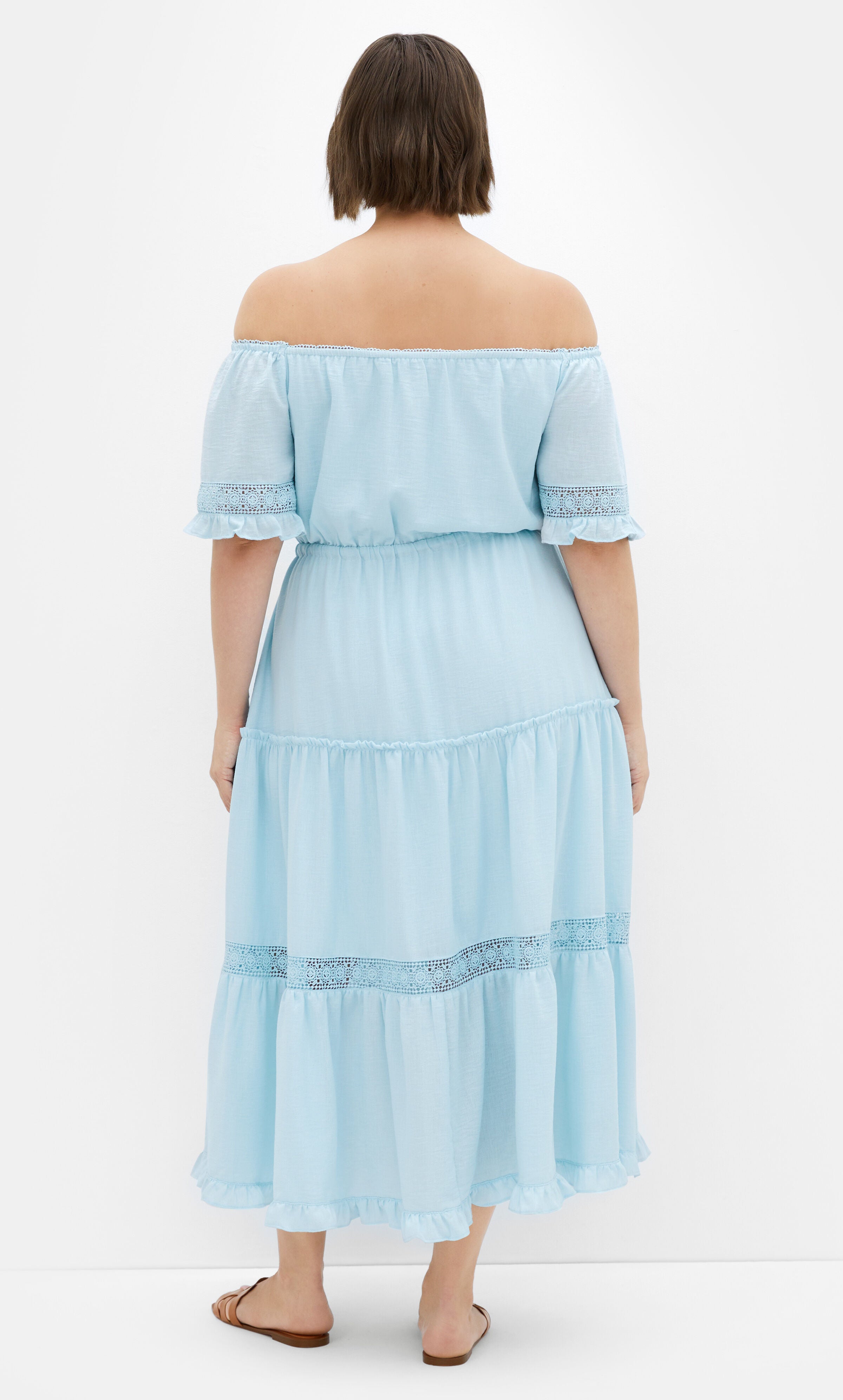 Angel Midi Dress - ice blue, BLUE, alternate image number 2