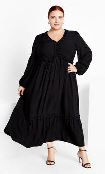 Gaia Dress - black
