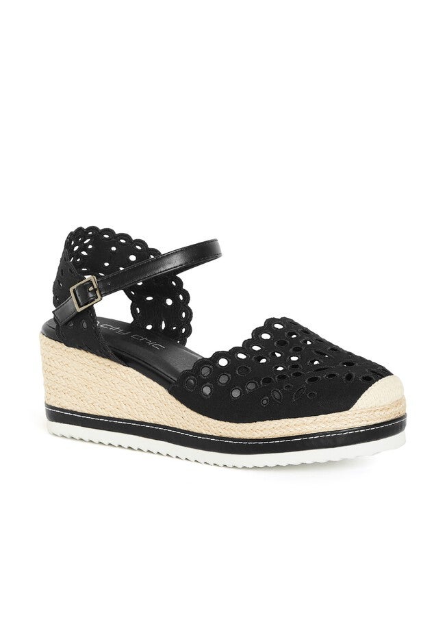 Tammy Wedge - black, BLACK, hi-res image number null