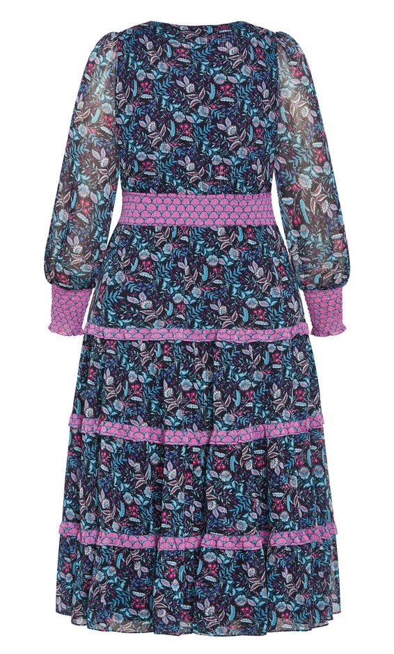Gwendolyn Print Dress - florentine, PINK, alternate image number 4