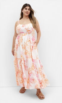 Kehlani Print Maxi Dress - ivory