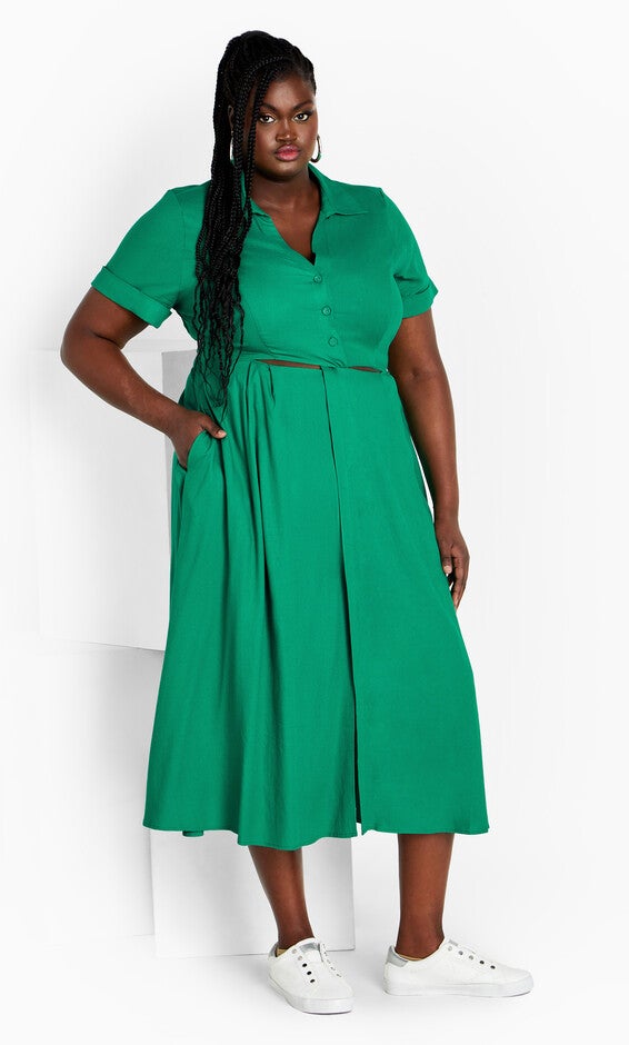 Malia Dress - green, PEP, alternate image number 2