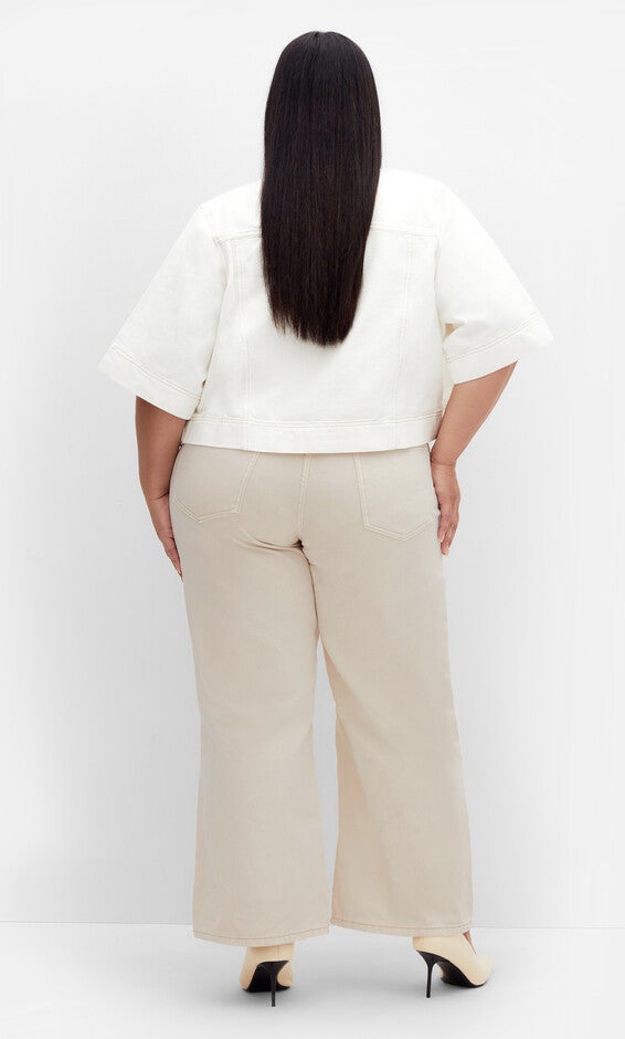 Denim Millie Jacket - ivory, CREAM, alternate image number 2