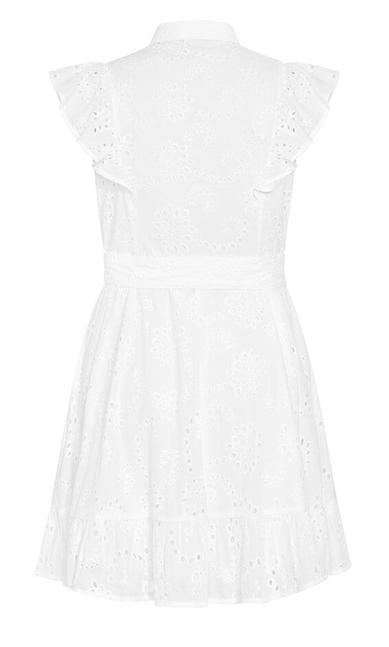 Casey Dress - white, WHITE, alternate image number null