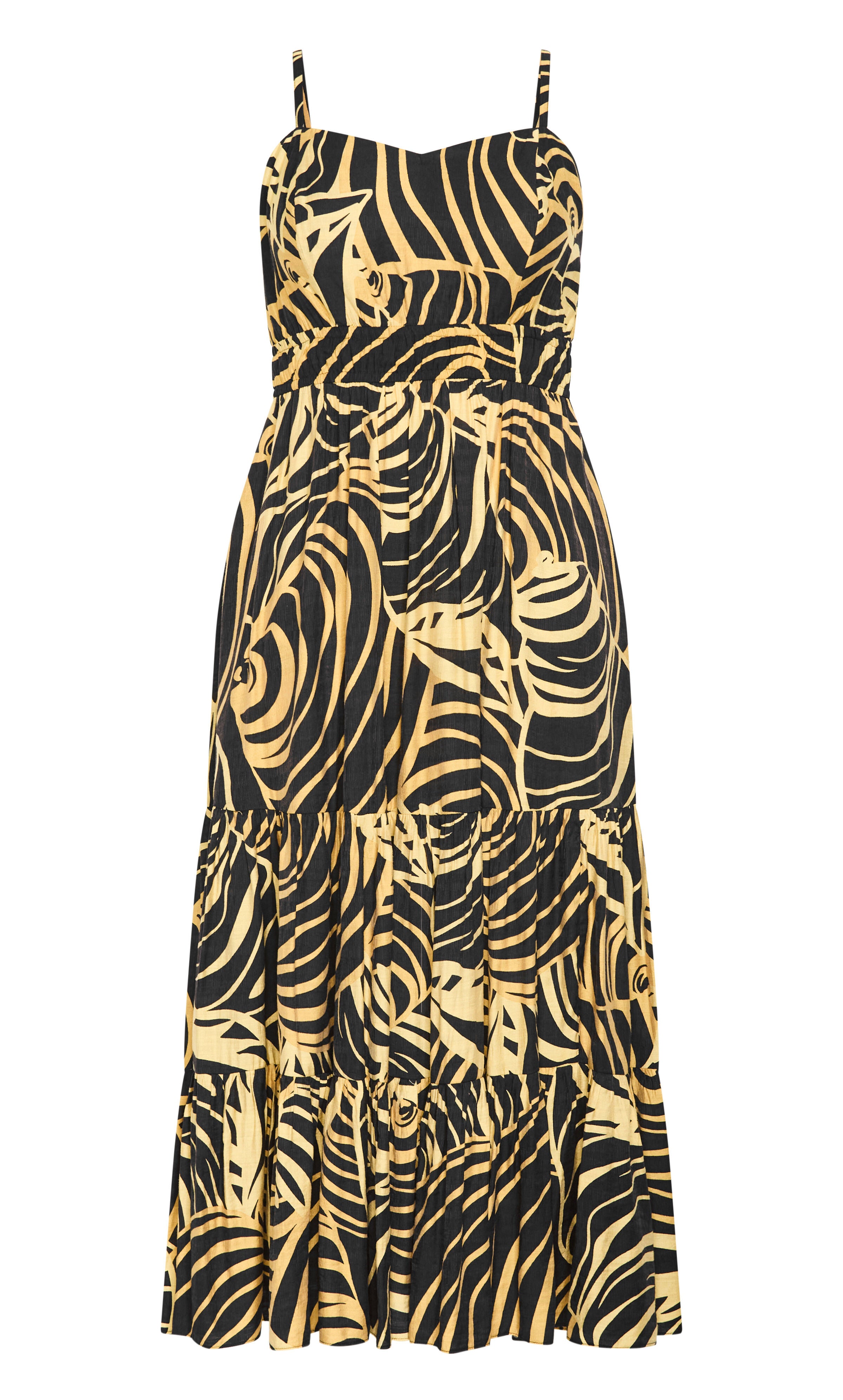 Kehlani Print Maxi Dress - black, GREEN, alternate image number 2