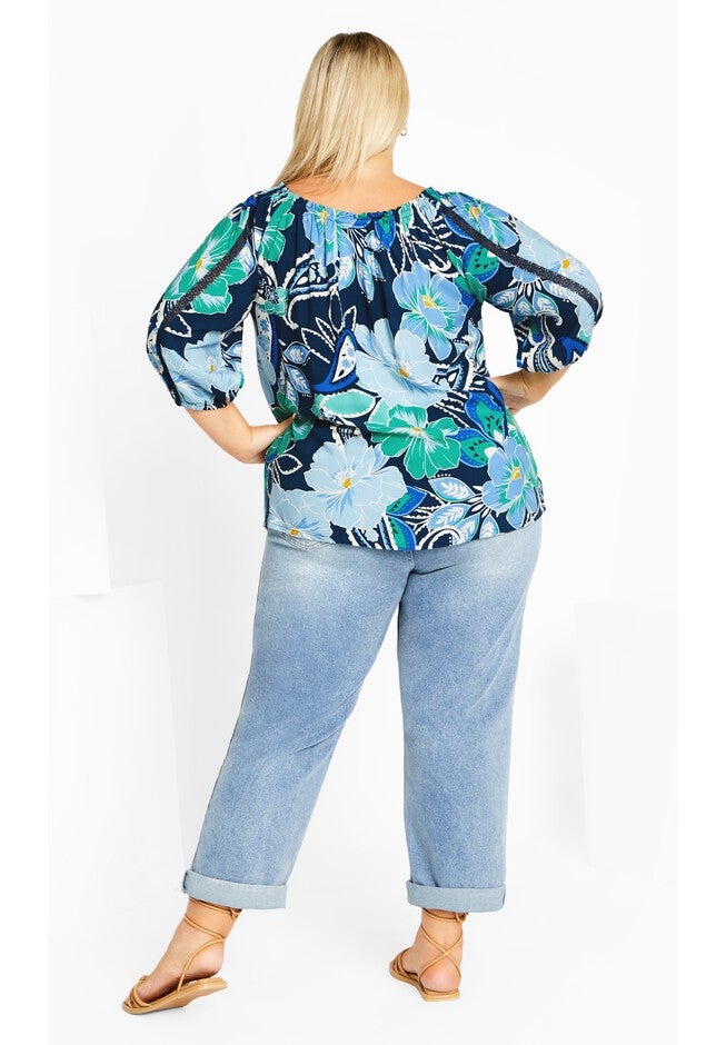 Bellini Top, INDIGO SUMMER, alternate image number null