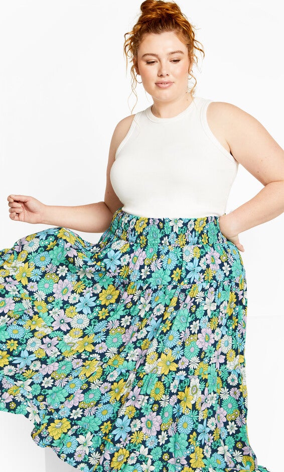 Bianca Skirt - blue, BLUE, hi-res image number null