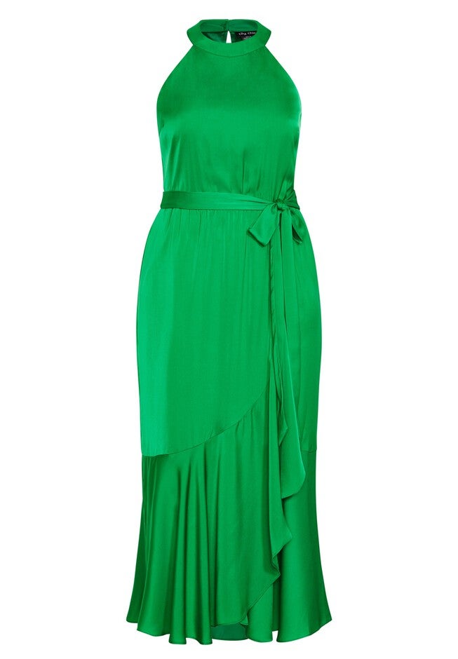 Adelina Maxi Dress - greenstone, GREEN, alternate image number null
