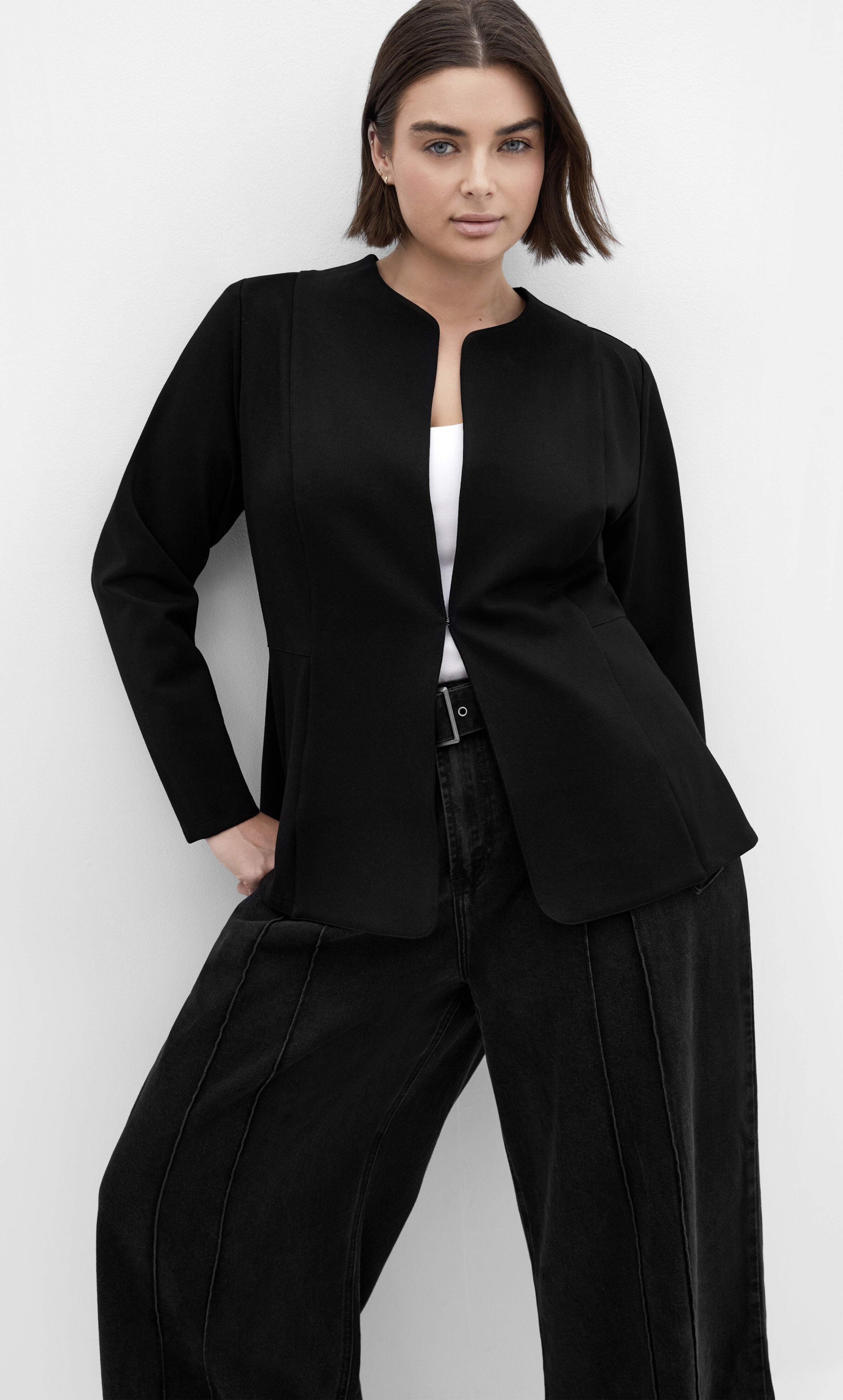 Peyton Ponte Jacket - black, BLACK, alternate image number 1