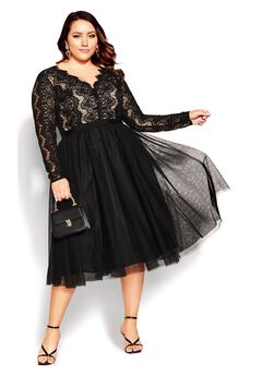 Rare Beauty Dress - black