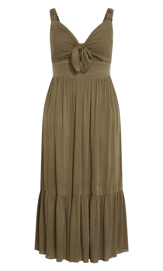 Vacay Maxi Dress - khaki, GREEN, alternate image number 4