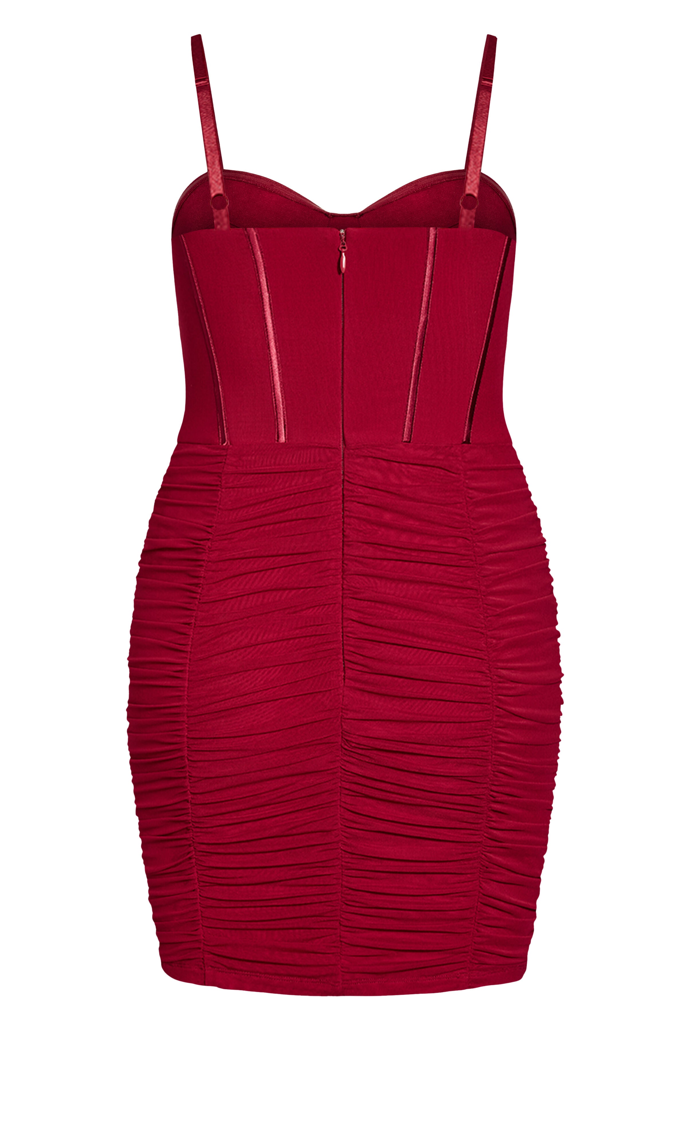 Girly Mesh Dress - love red, RED, alternate image number 4