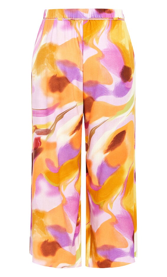 Esme Print Pant - yellow, SUMMER SWIRL, alternate image number null