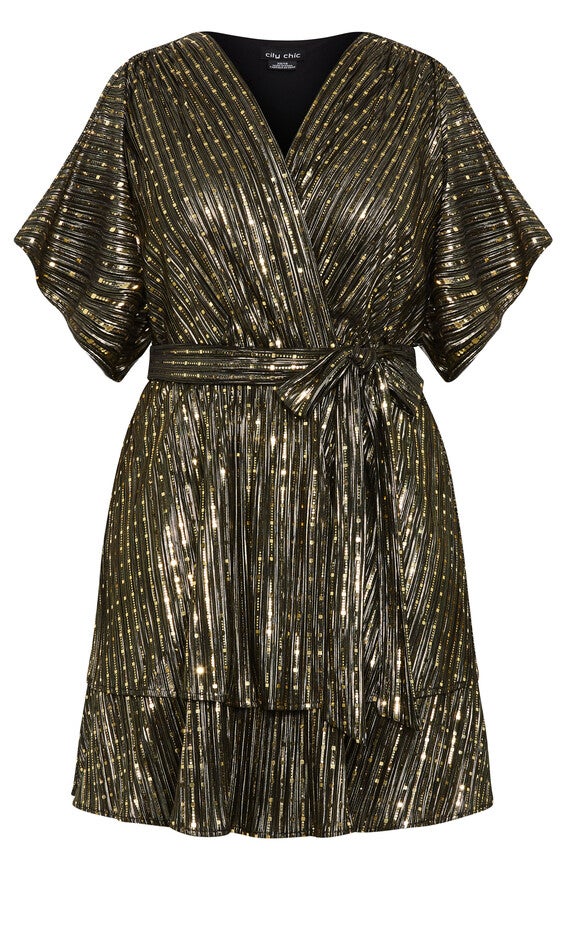 Frida Sparkle Dress - gold, GOLD, alternate image number null