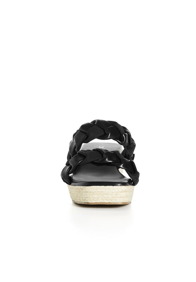 WIDE FIT Roxy Flatform Heel - black, BLACK, alternate image number 4