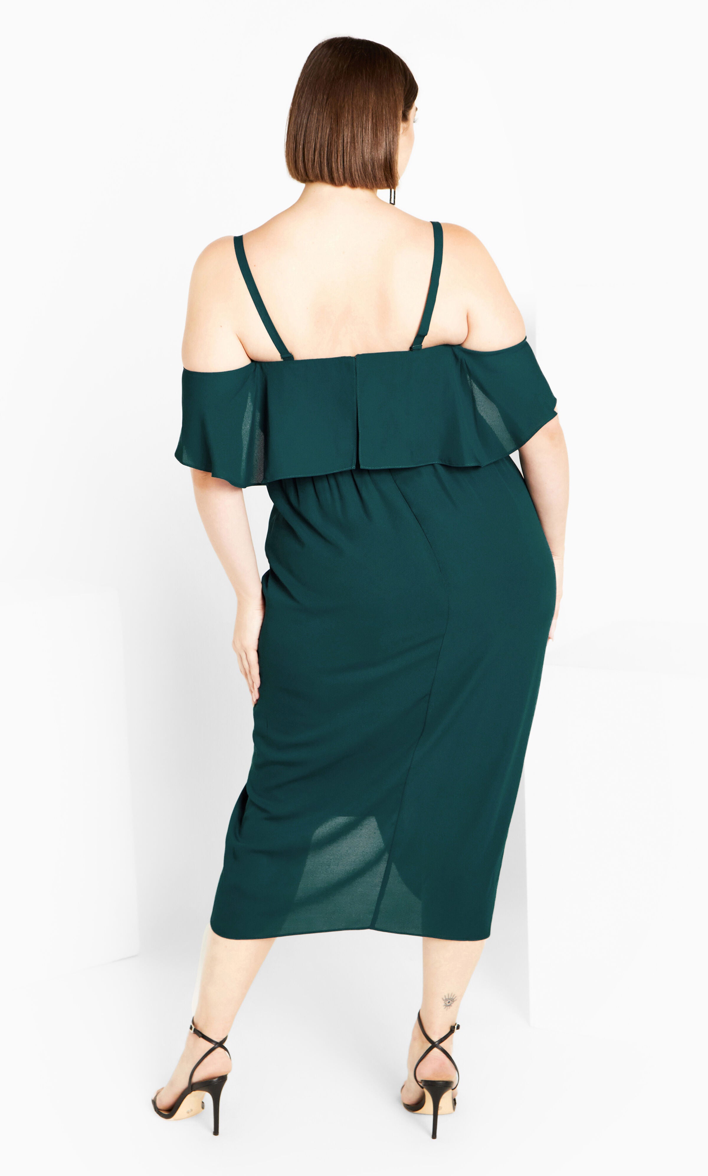 Va Va Voom Dress - emerald, GREEN, alternate image number 5