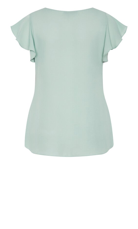 Zip Fling Top - seafoam, GREEN, alternate image number 5