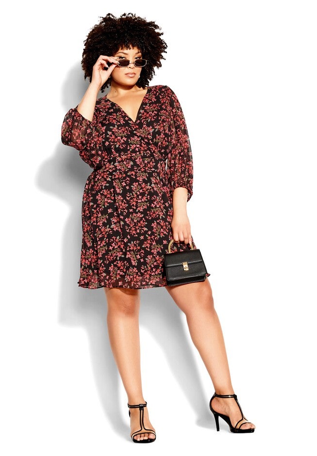 Pretty Jasmine Dress - black, BLACK, on-hover image number null