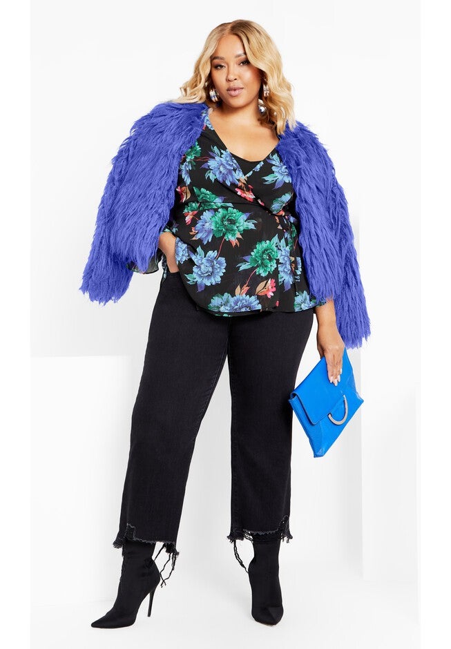 Charlie Print Top - black, BLACK, on-hover image number null
