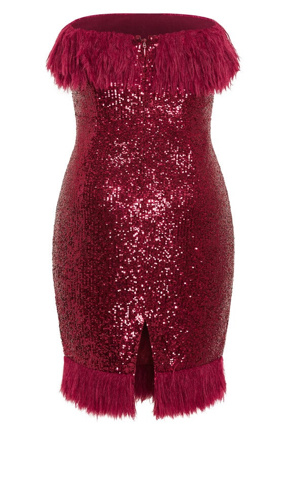 Ezra Dress - ruby, RED, alternate image number 4