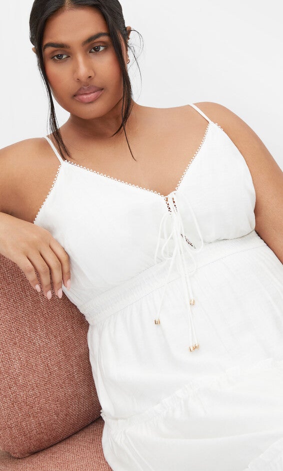 Aiza Maxi Dress - ivory, WHITE, alternate image number 1