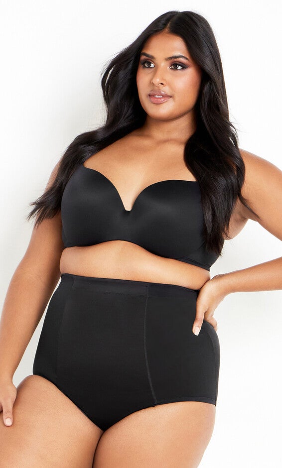 Smooth & Chic Control Brief - black, BLACK, hi-res image number null