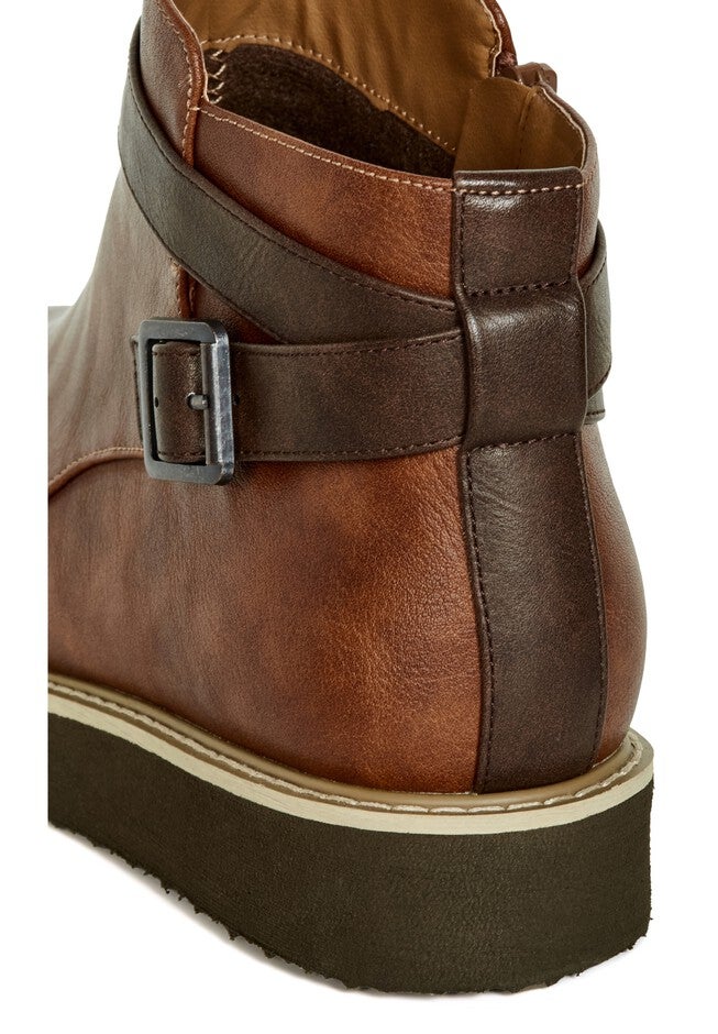 WIDE FIT Valentina Ankle Boot, BROWN, alternate image number null