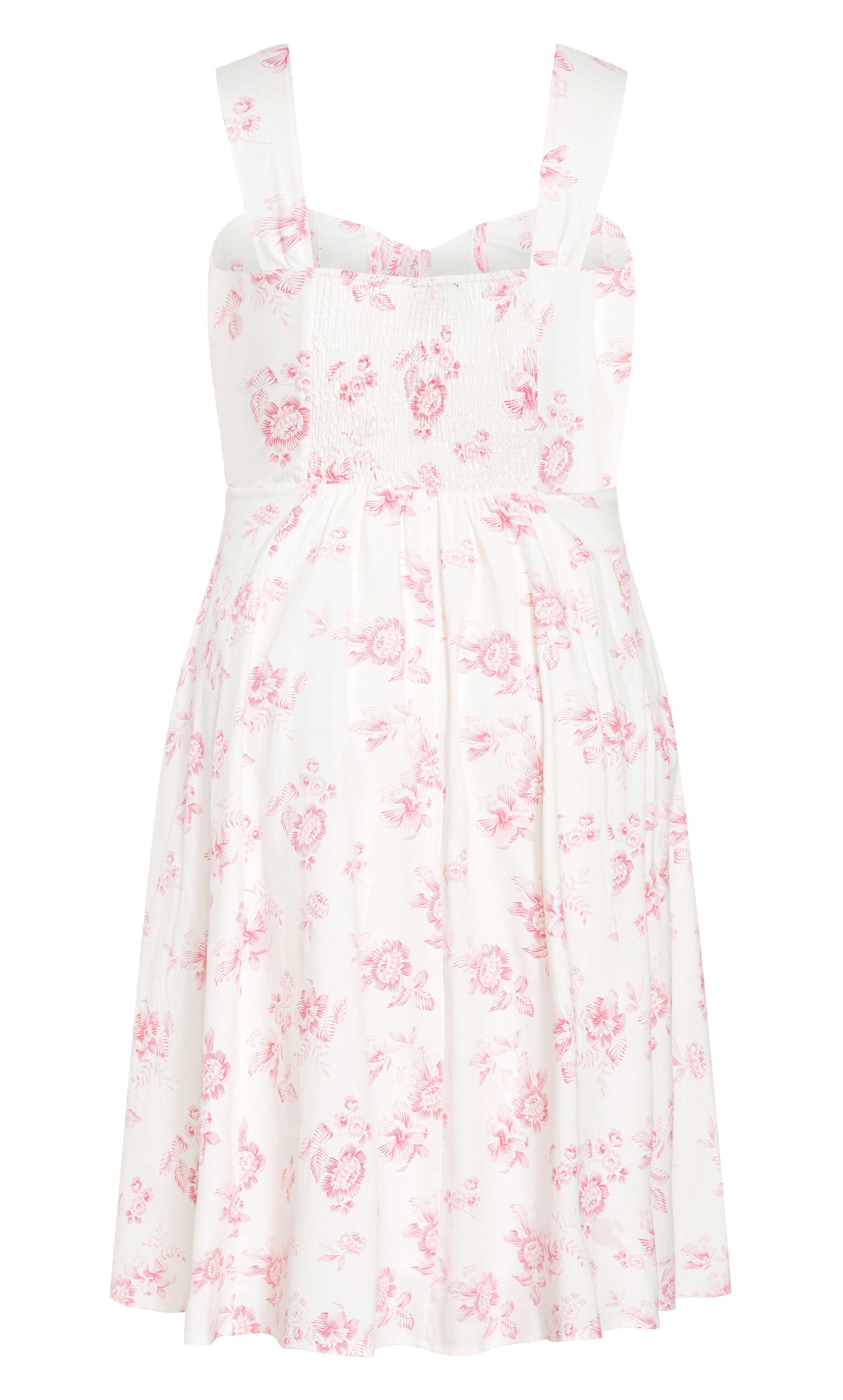 Marylou Print Dress - pink, WHITE, alternate image number 5