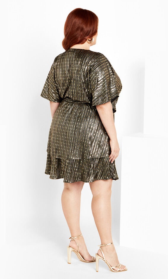 Frida Sparkle Dress - gold, GOLD, alternate image number null