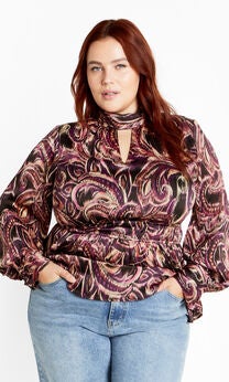 Katya Top - plum