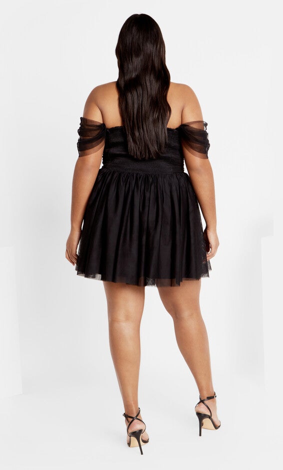 Lulu Dress - black, BLACK, alternate image number null