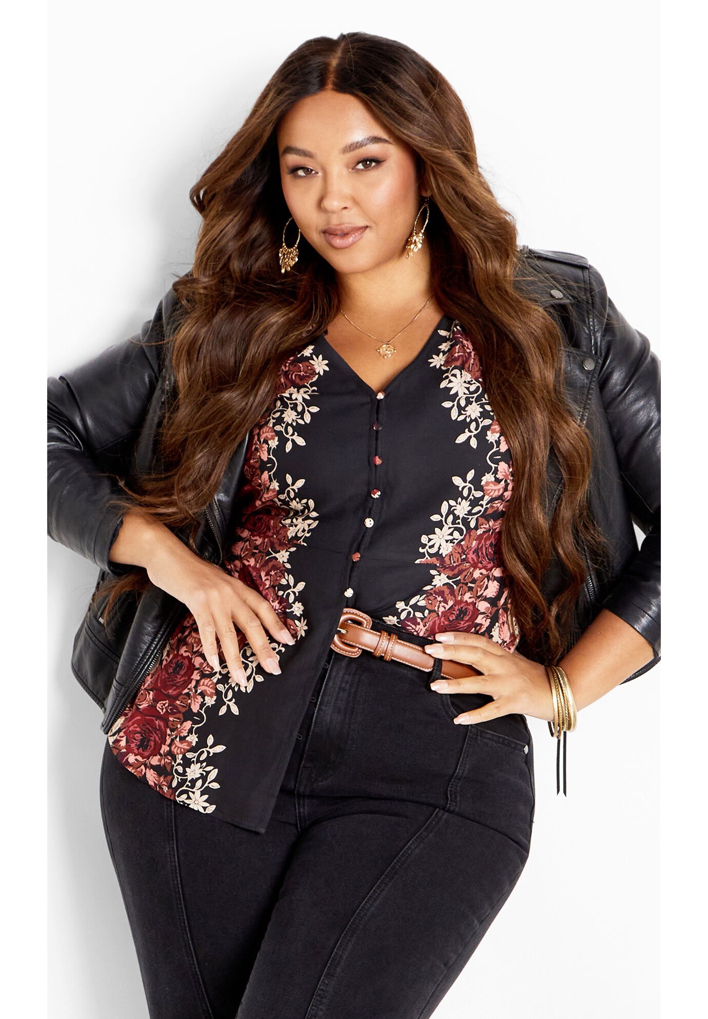 Bella Blouse, BLACK, hi-res image number 0