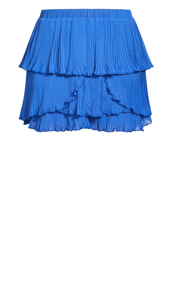 Pleat Away Short - cobalt, BLUE, alternate image number null