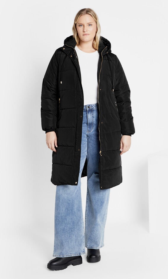 Darcy Puffer Jacket - black, BLACK, alternate image number null