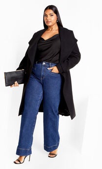 So Chic Coat - black