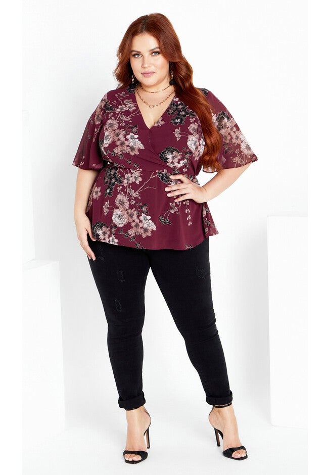 Blossom Love Top - ruby, RED, on-hover image number null