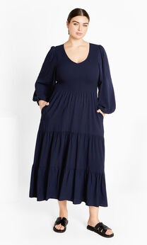 Jayden Dress - navy