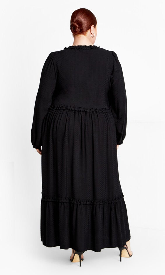 Gaia Dress - black, BLACK, alternate image number 1