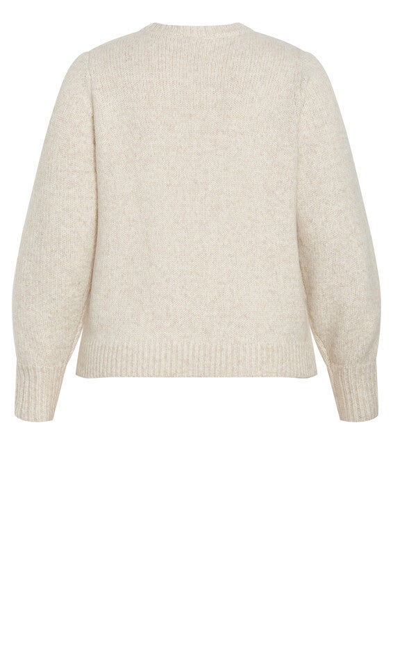 Ivy Sweater - cream, CREAM, alternate image number 4