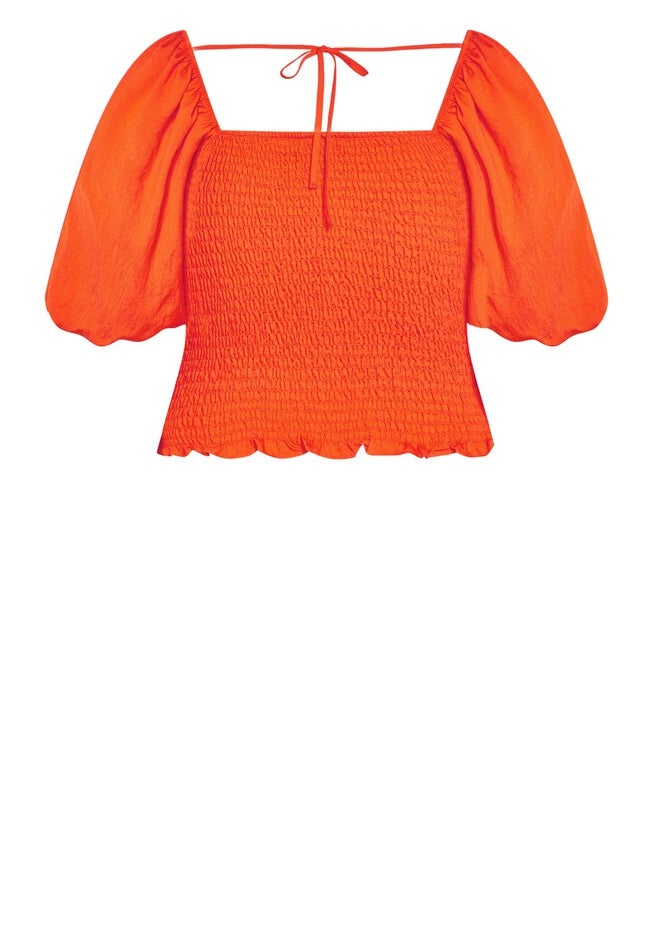 Poppie Top - tangerine, ORANGE, alternate image number 4