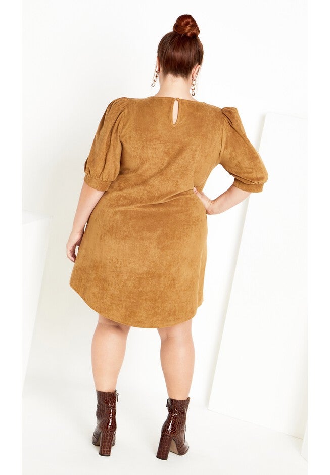 Whitney Dress - caramel, BROWN, alternate image number 2