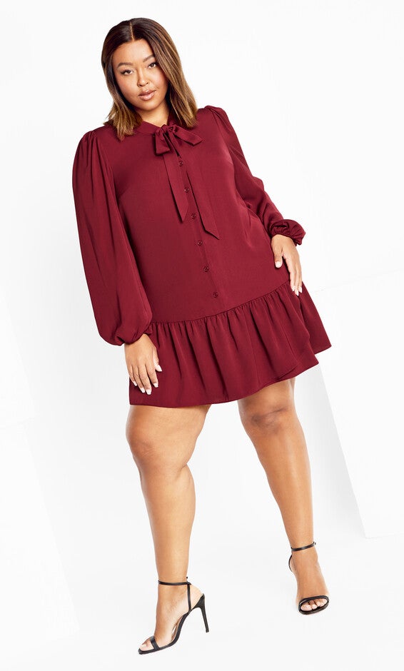 Charlie Dress - ruby, RUBY, alternate image number 3