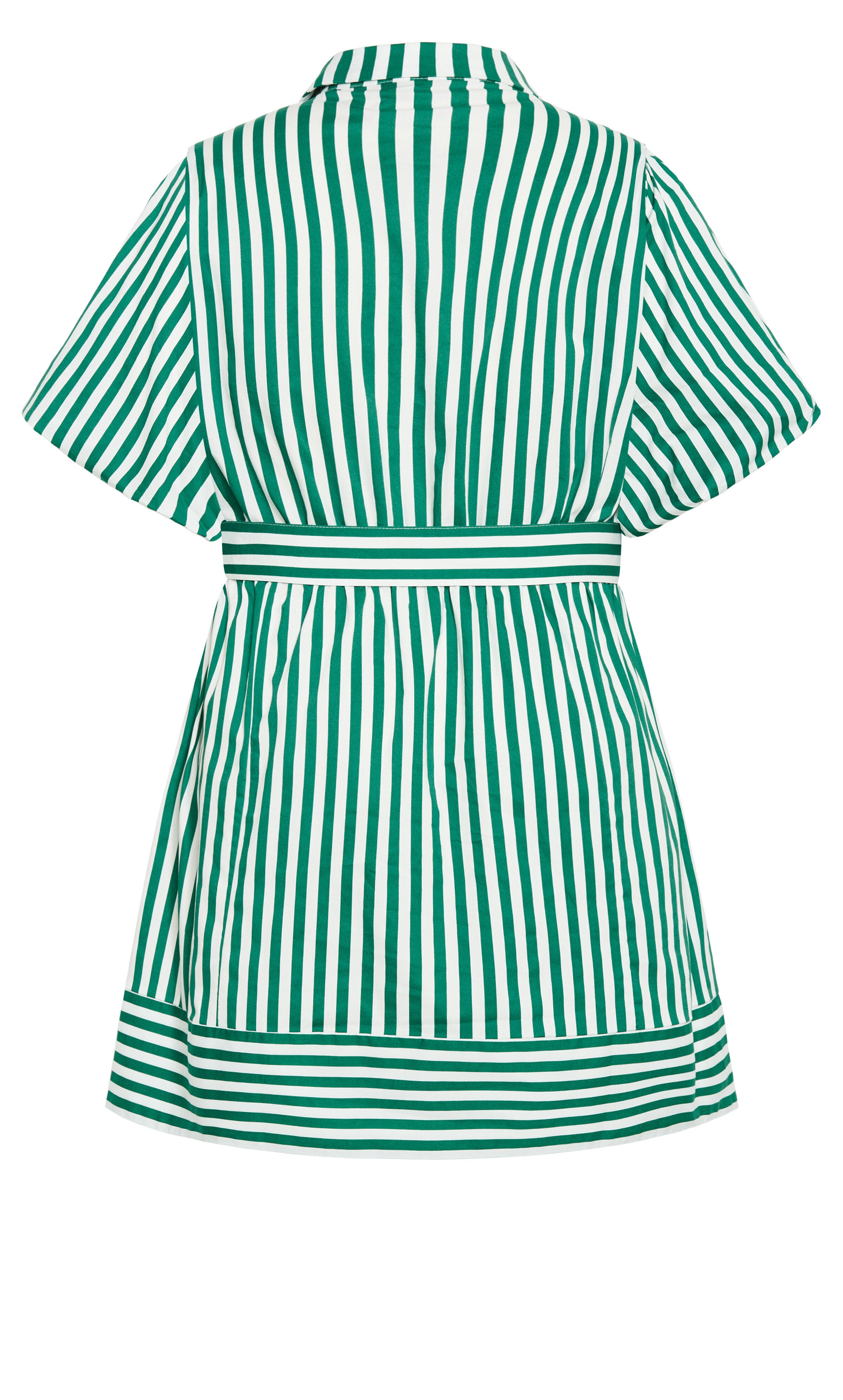 Stripe May Dress - green, GREEN, alternate image number 4