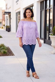 Convertible Eyelet Tunic