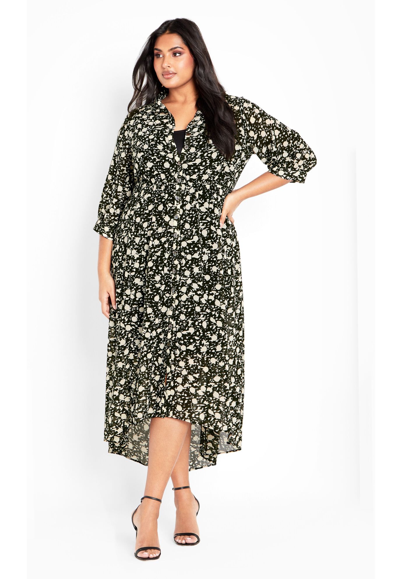 Rylee Dress, BLACK NOISE, alternate image number 4