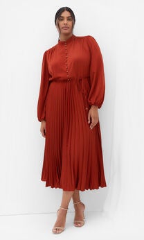 Oasis Dress - cinnamon